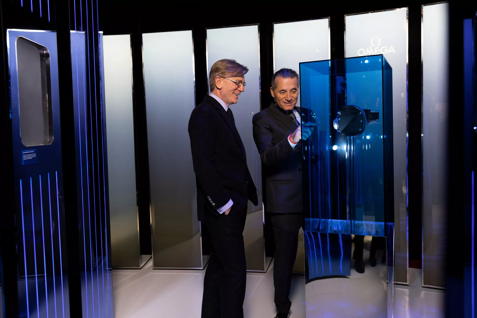 Daniel Craig Visits the Planet OMEGA Exhibition in New York