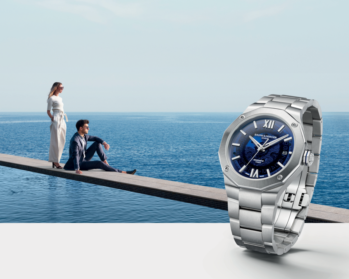 Baume & Mercier celebrates the facets of the Riviera with the Maréographe 