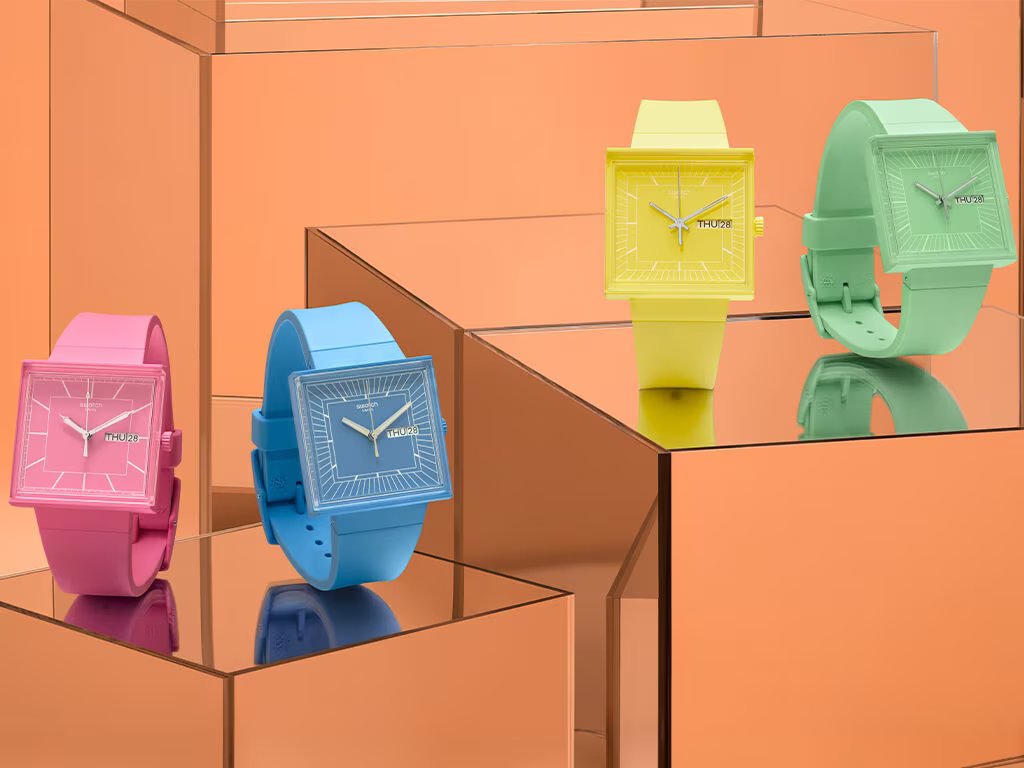 Swatch Bioceramic What If? Collection in Pastel Shades