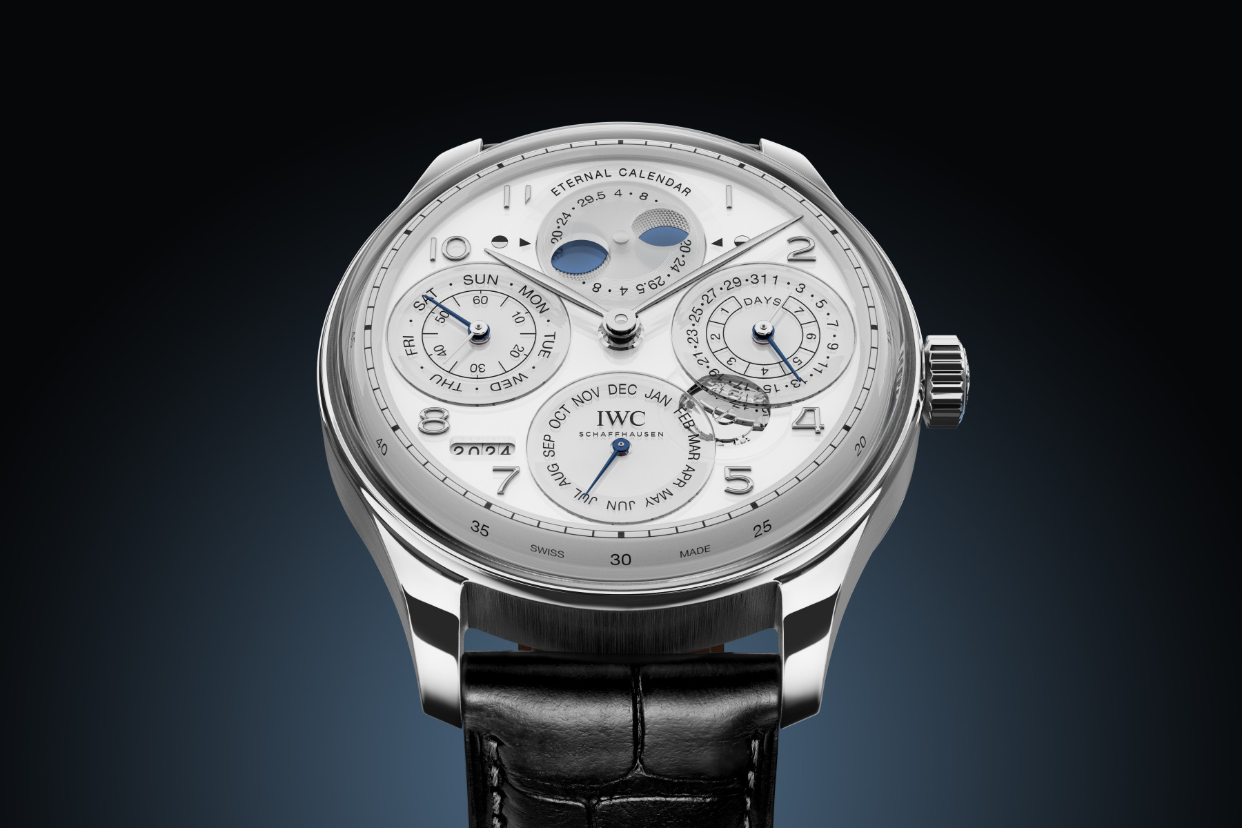 IWC Portugieser Eternal Calendar – moon phase accurate for 45 million years!