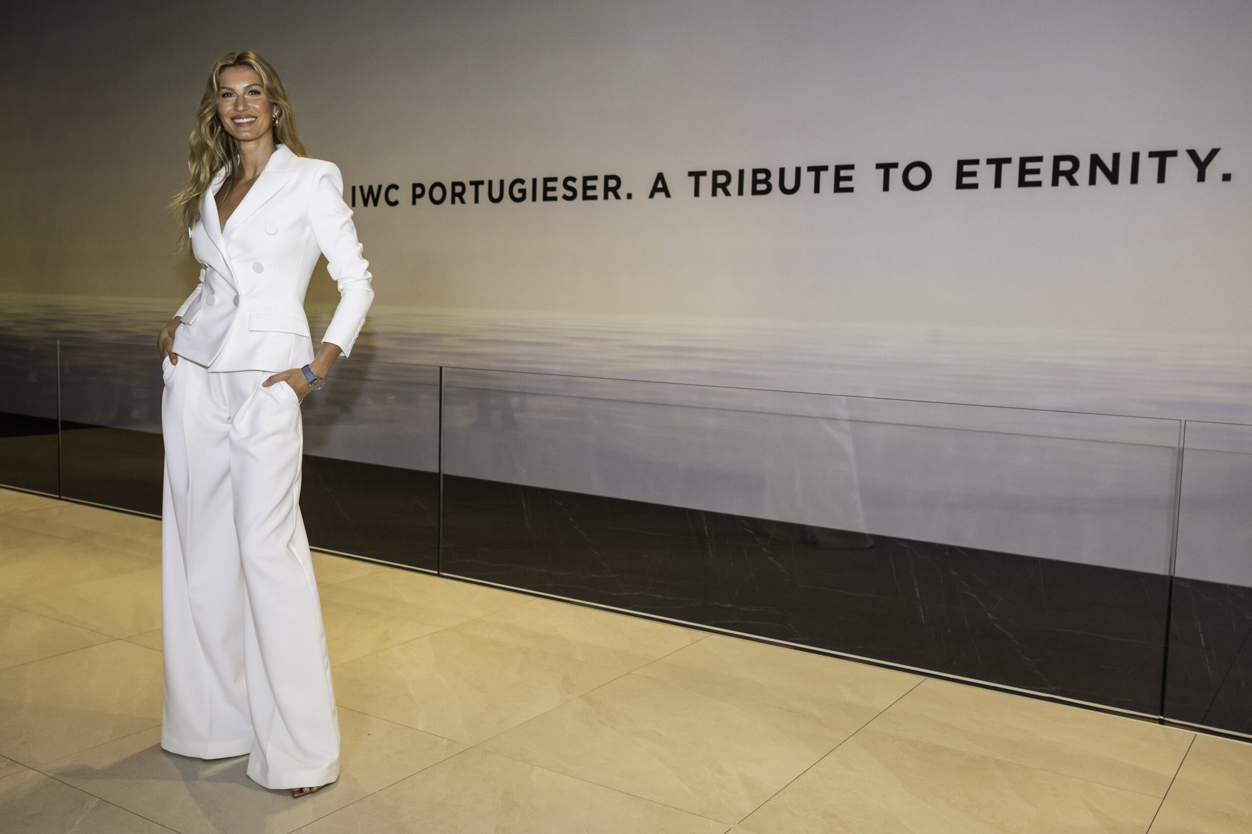 Gisele Bündchen visit IWC at Watches & Wonders