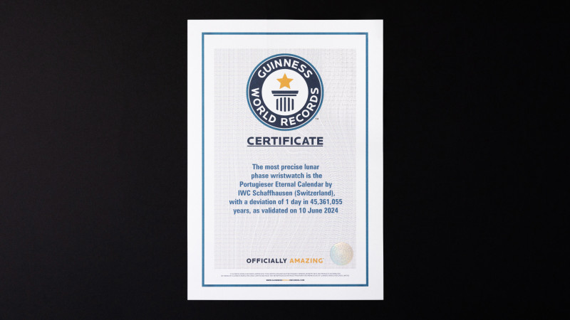IWC Schaffhausen’s Portugieser Eternal Calendar Sets Guinness World Record