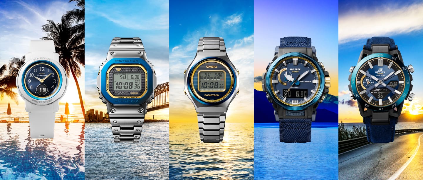 Casio celebrates 50th Watch Anniversary with new “Sky and Sea” Concept