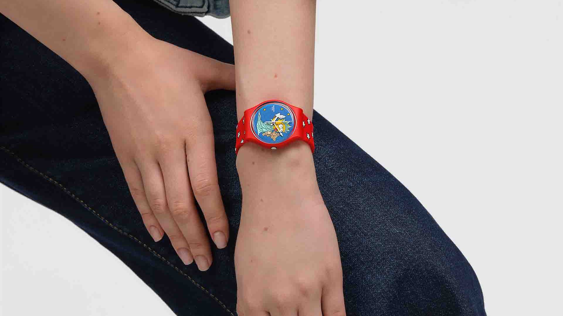 Swatch and The Simpsons celebrate Independence Day