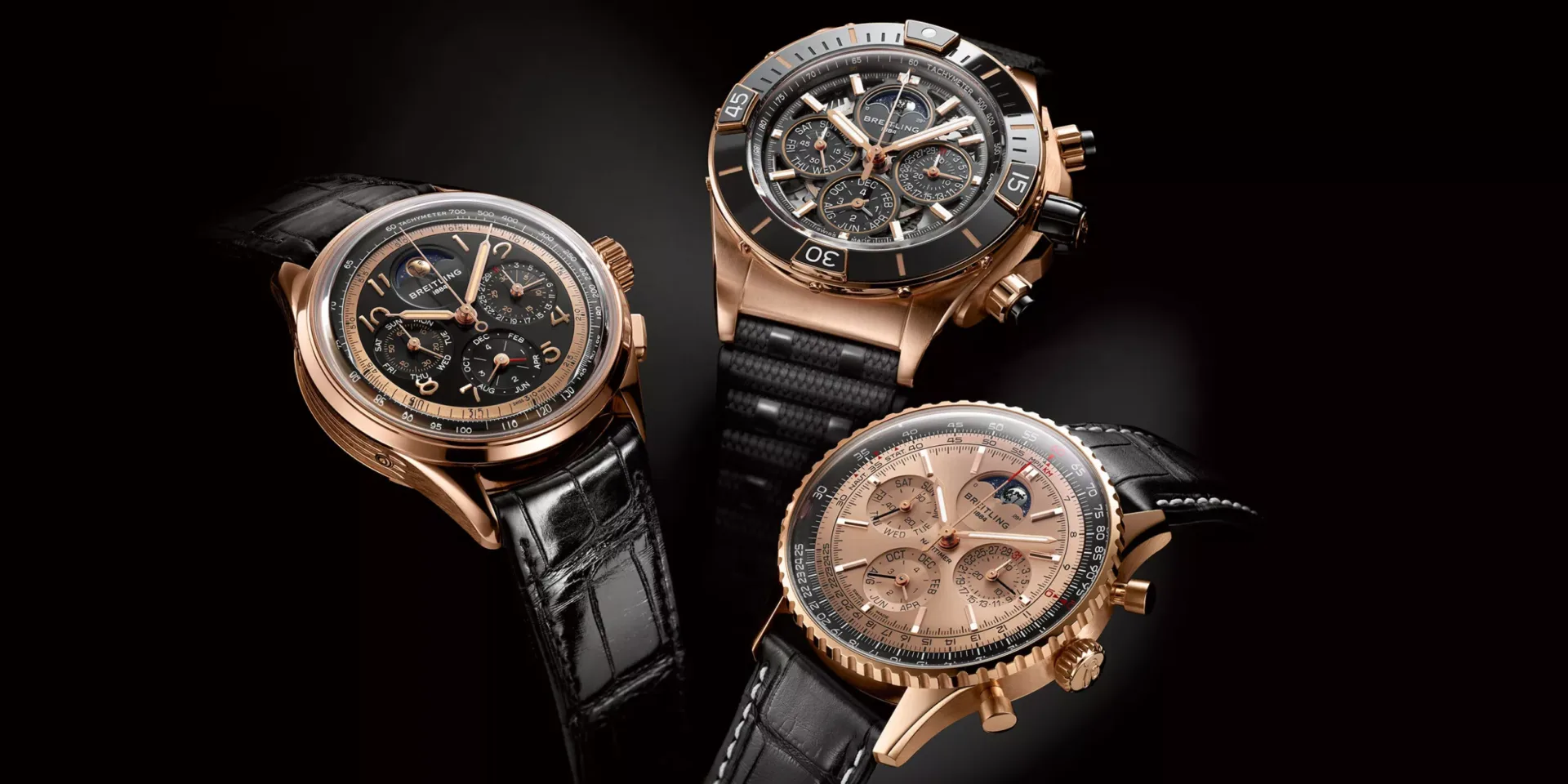 Breitling Celebrates 140 Years with Limited-Edition Premier, Navitimer, and Chronomat Watches Featuring the New Caliber B19