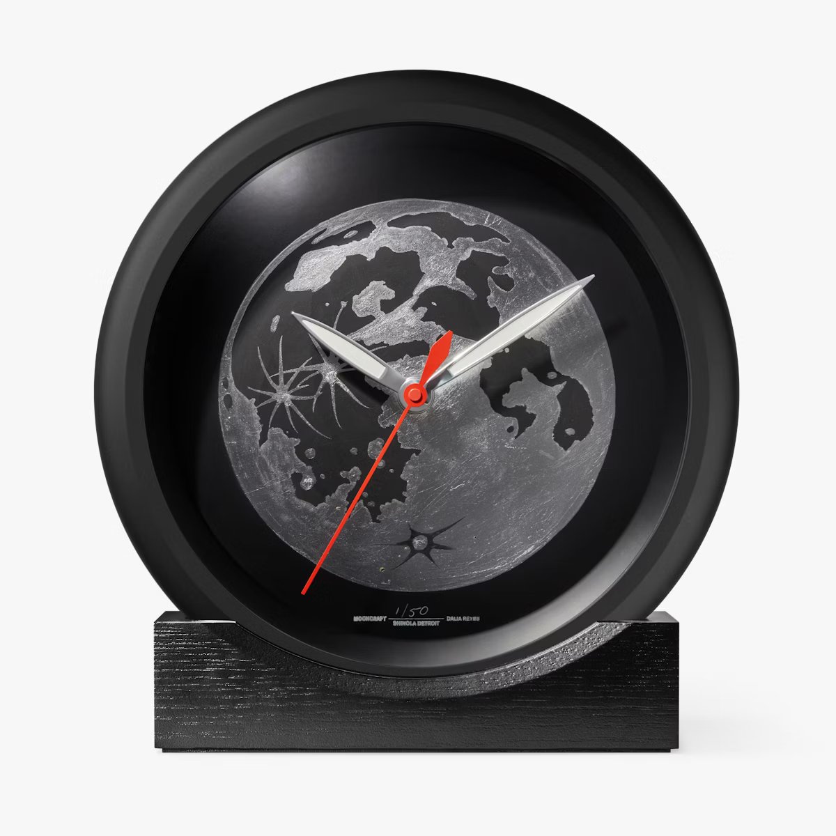 Shinola Mooncraft Wall Clock by Dalia Reyes