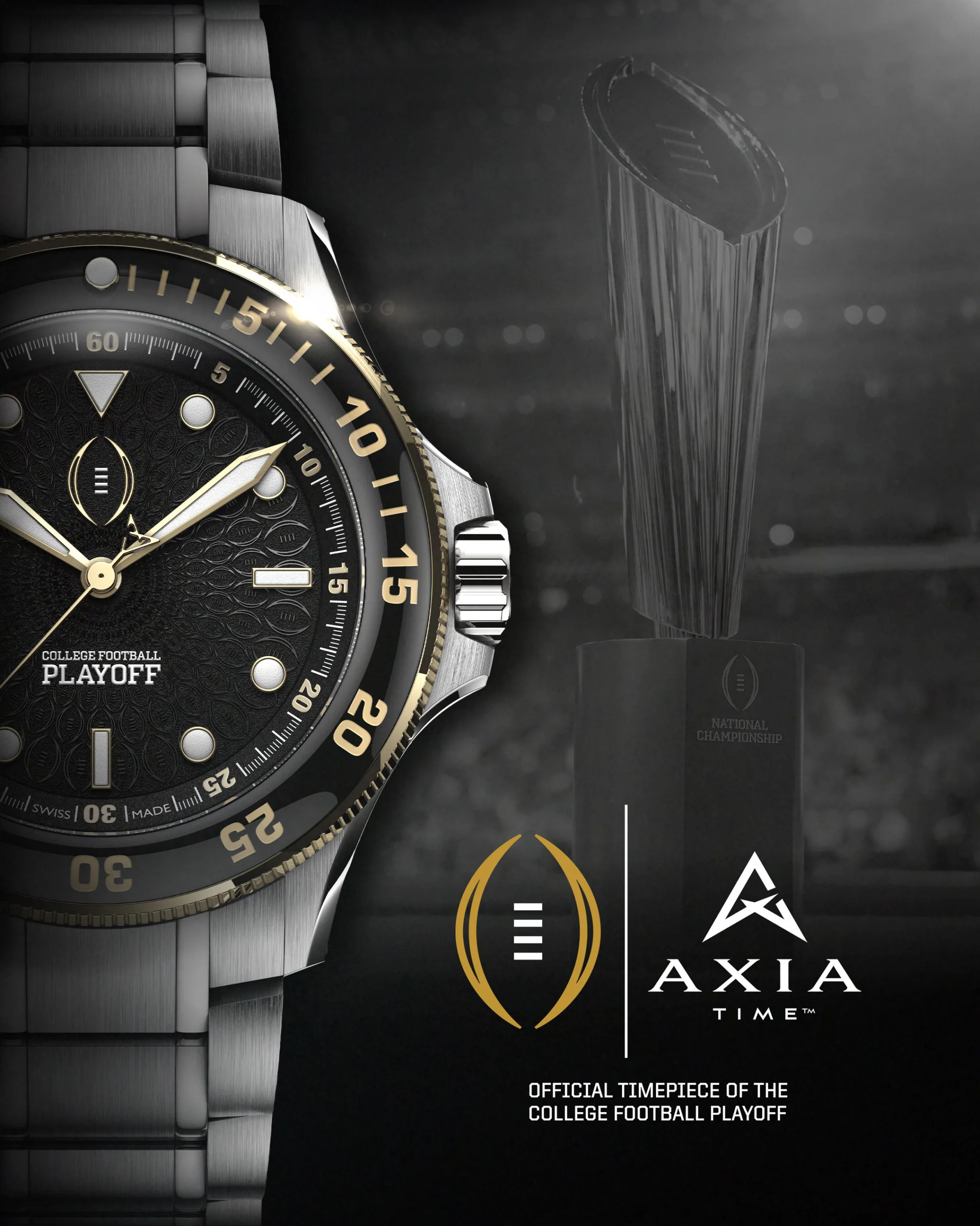 AXIA Time Launches CFP Argos Watch to Celebrate College Football Playoff Expansion