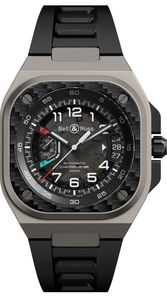 Bell & Ross Br-X5 product image on rubber strap