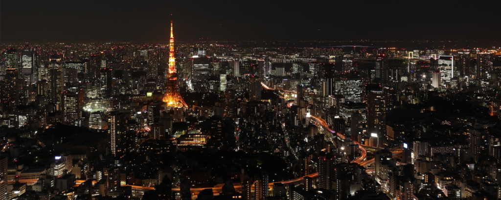 Tokyo Night City Scape