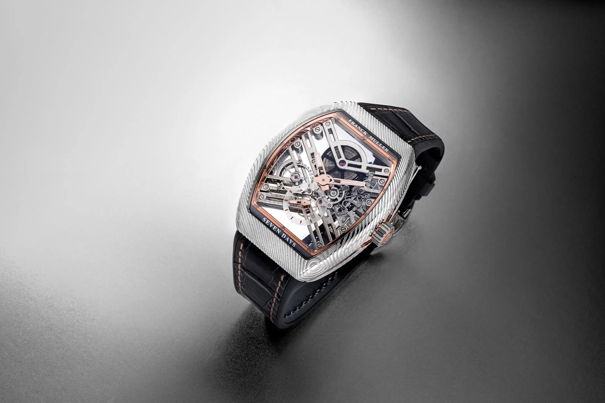 Franck Muller Introduces the Limited Vanguard Damascus Steel Sincere Platinum Jubilee Edition