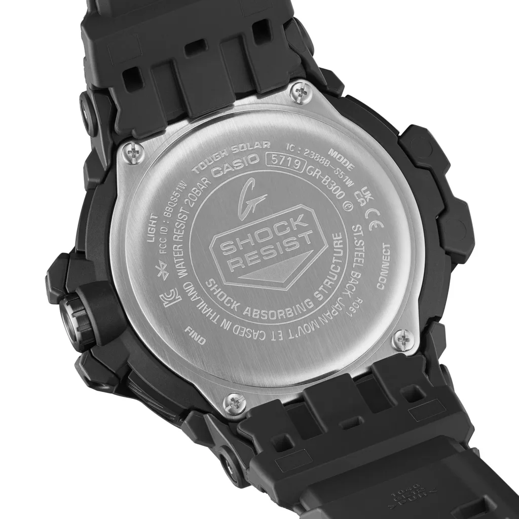 Casio G-Shock Gravitymaster GRB300EC-1A product image, case back