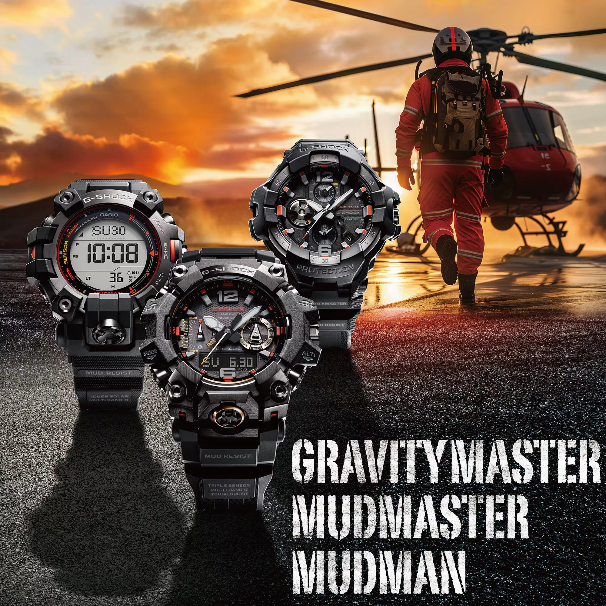 G-Shock Unveils Master of G Emergency Colors Series: Built for Extreme Conditions