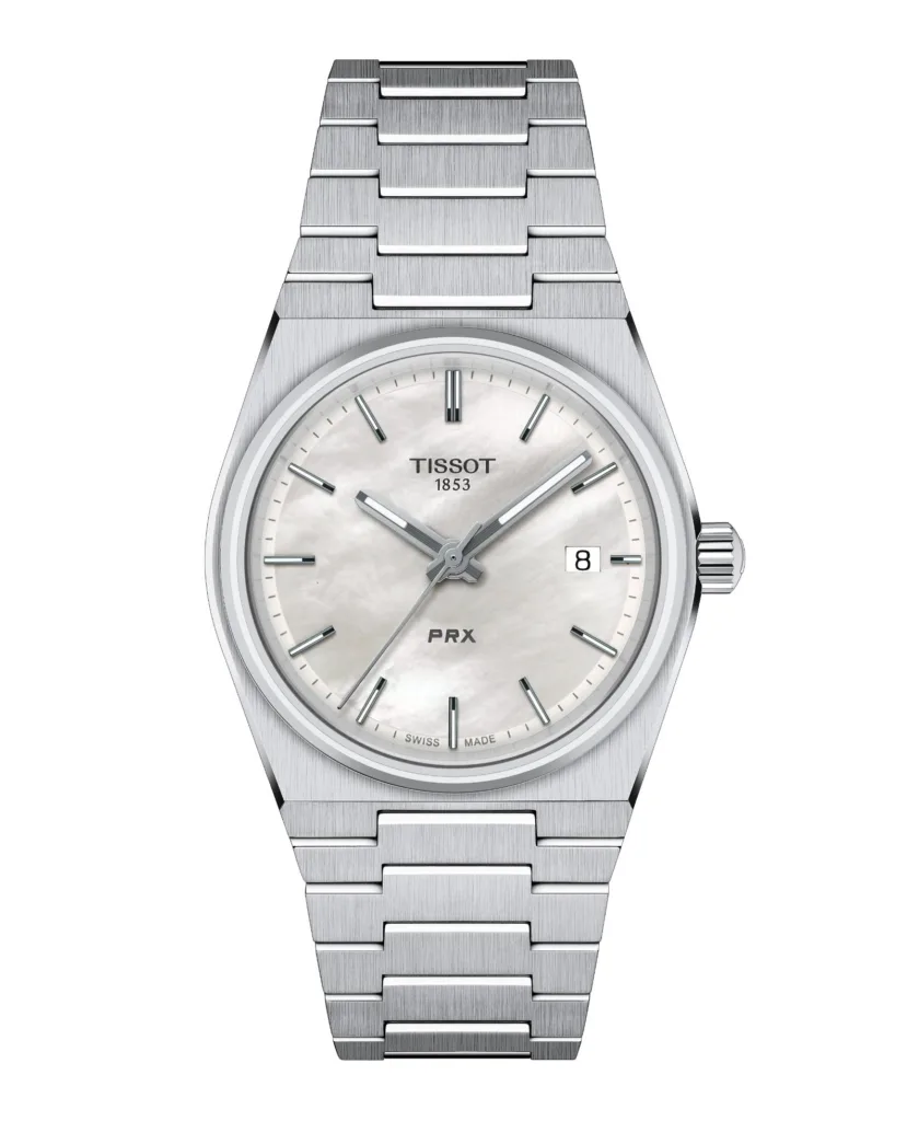 Tissot PRX Quartz Watch with MOP dial