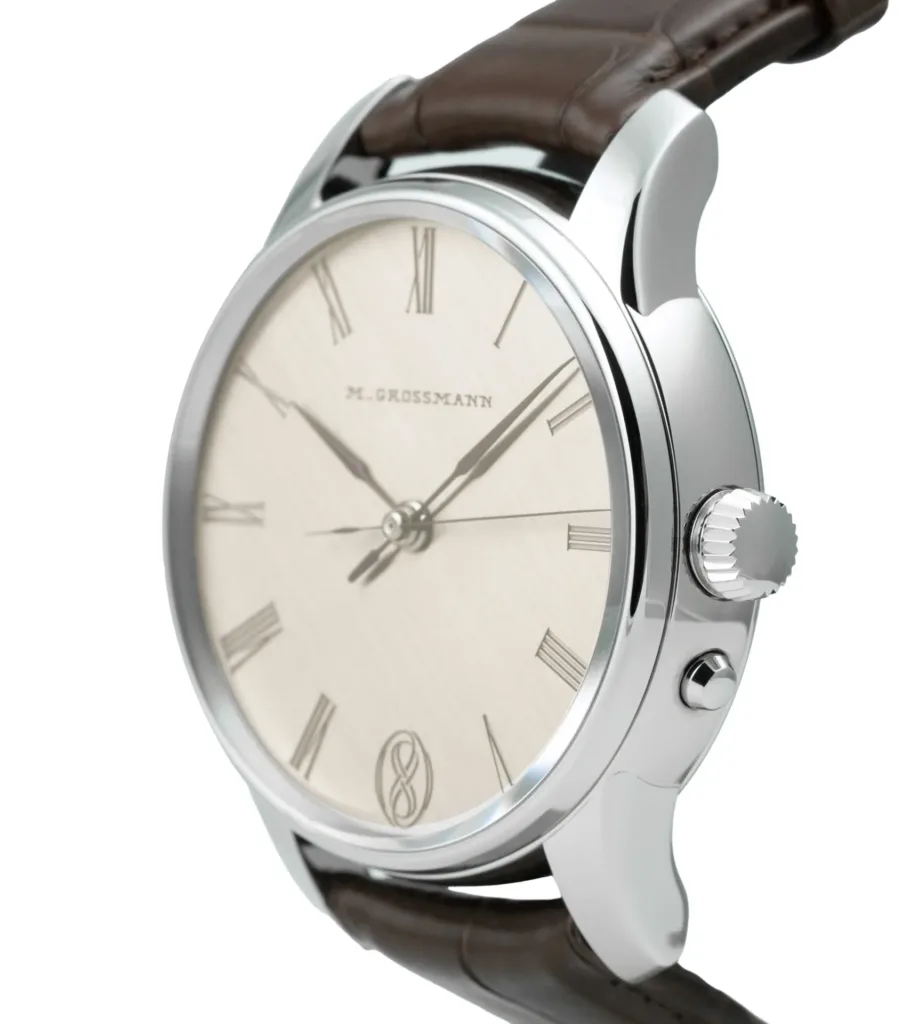 Moritz Grossmann x Oliver Smith Limited Edition X003533  watch viewed from the side