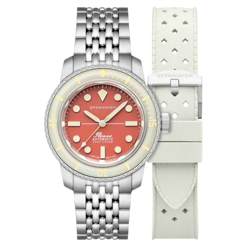 Spinnaker Fleuss Automatic 145th Anniversary Coral Red (SP-5133-77) Product Image