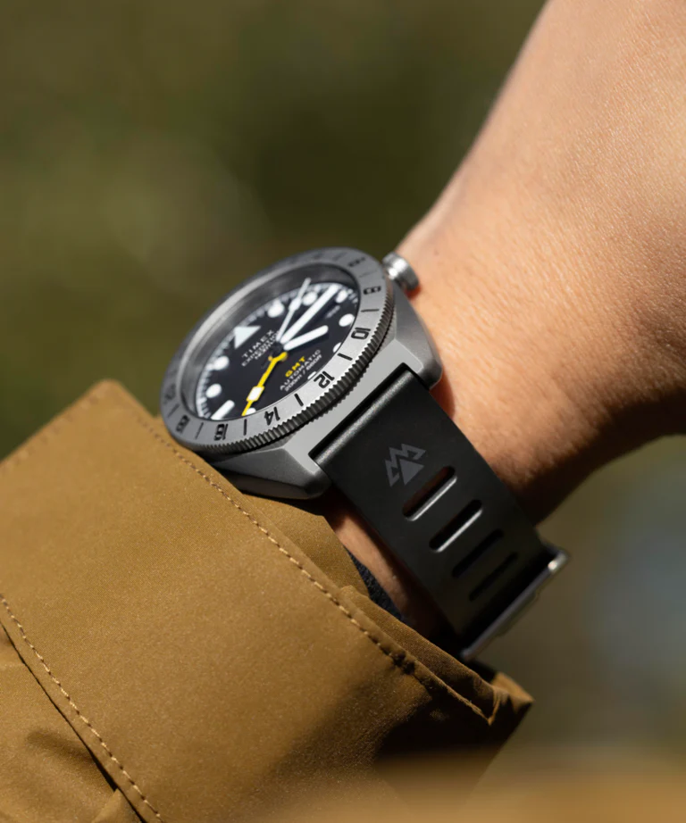 Timex Expedition North GMT Titanium Automatic TW2W53000 on the wrist