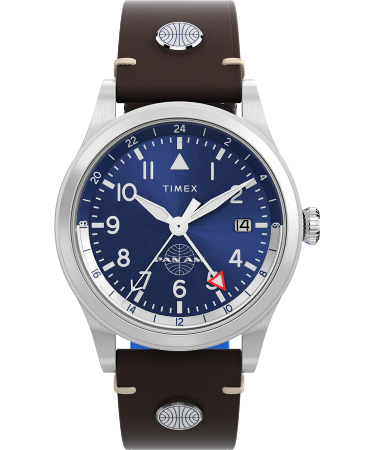 Timex Waterbury GMT x Pan Am (Reference TW2W97300), product image