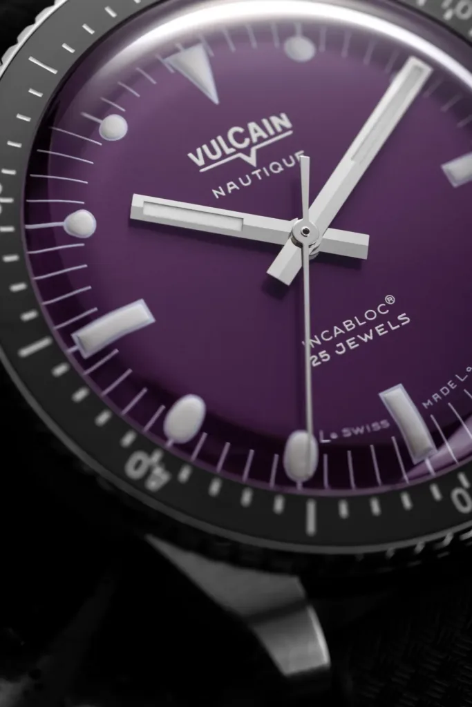 Vulcain Skindiver Nautique Limited Edition with a Bold Purple Dial