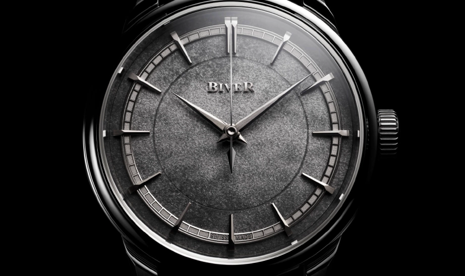 Biver Automatique watch  with obsidian dial