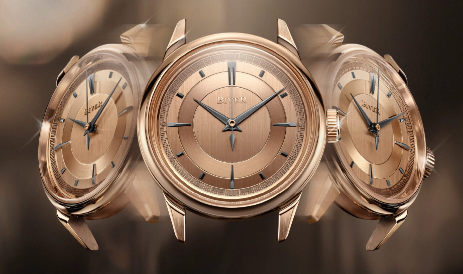 Biver Automatique watch in rose gold 