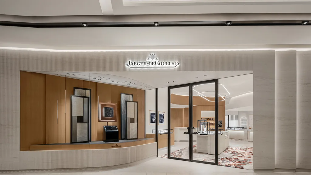 Interior of Jaeger-LeCoultre Beijing WF Central boutique