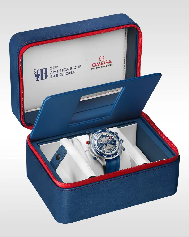 omega seamaster regatta america's cup 216.92.46.79.10.001 in packaging