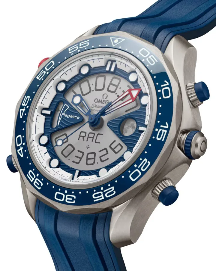 omega seamaster regatta america's cup 216.92.46.79.10.001 product image at an angle