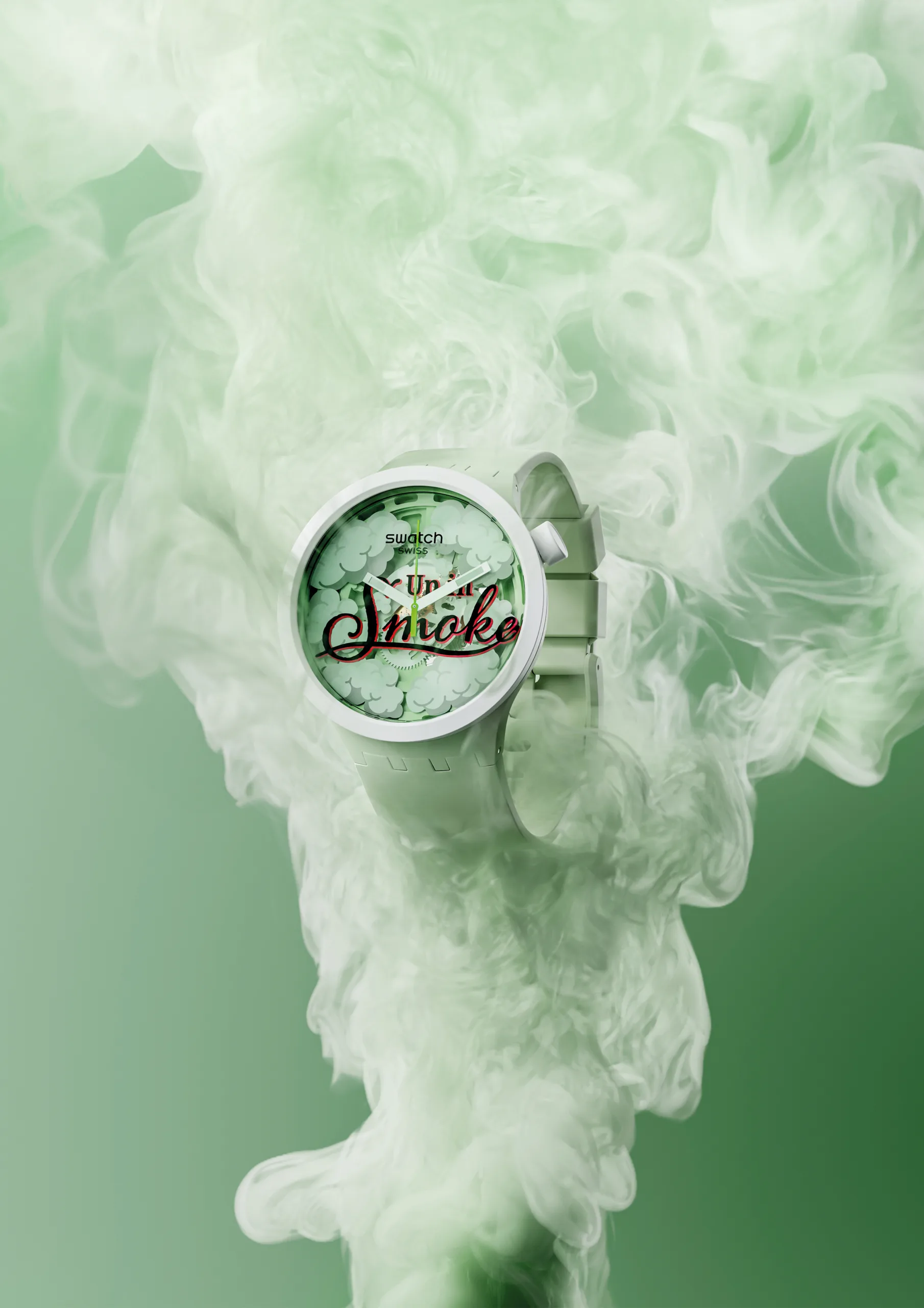 Swatch Unveils the Big Bold Up in Smoke: A Bold Blend of Bioceramic and Laid-Back Vibes