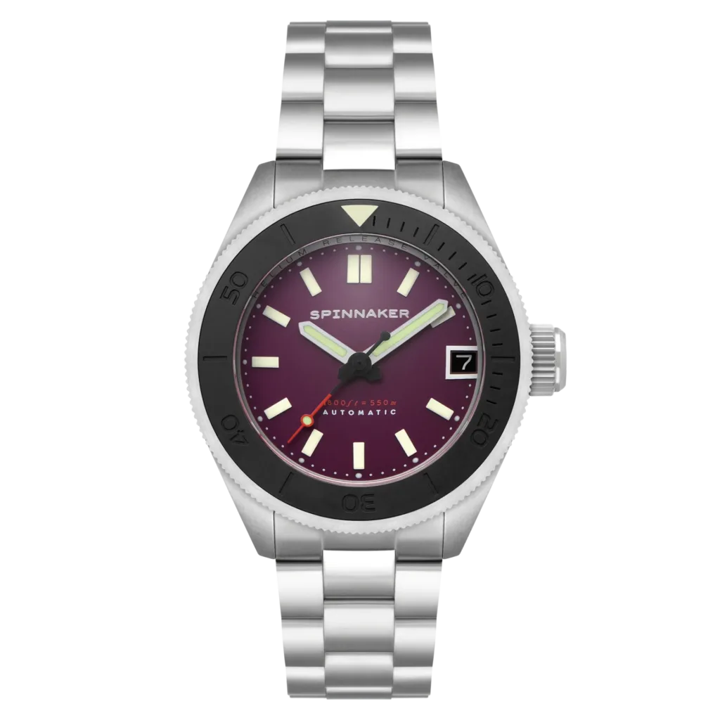 Spinnaker Piccard Dark Purple Watch Product Shot