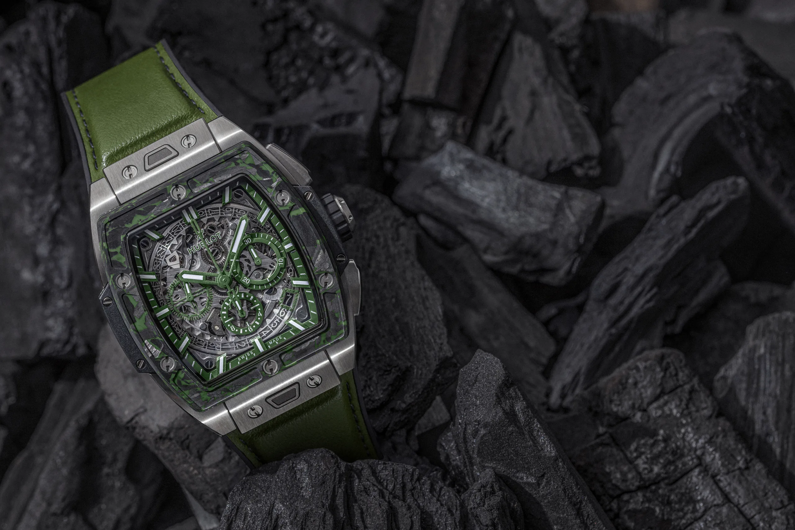 Hublot Spirit of Big Bang Titanium Green Carbon Unveiled at SIAR Mexico