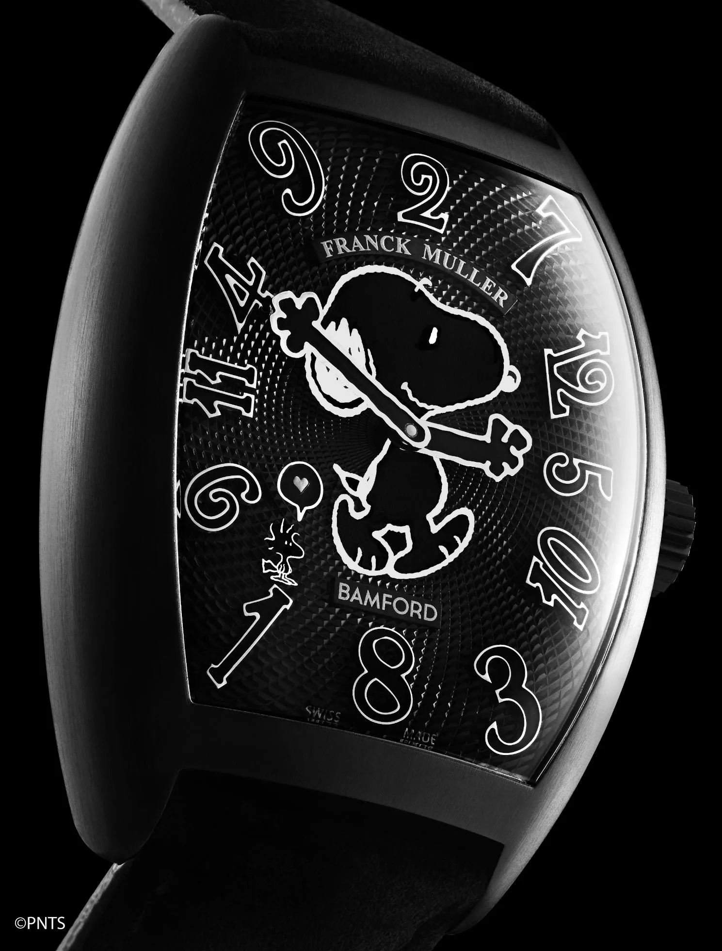 Franck Muller and Bamford Watch Department Present the Limited-Edition Crazy Love Snoopy