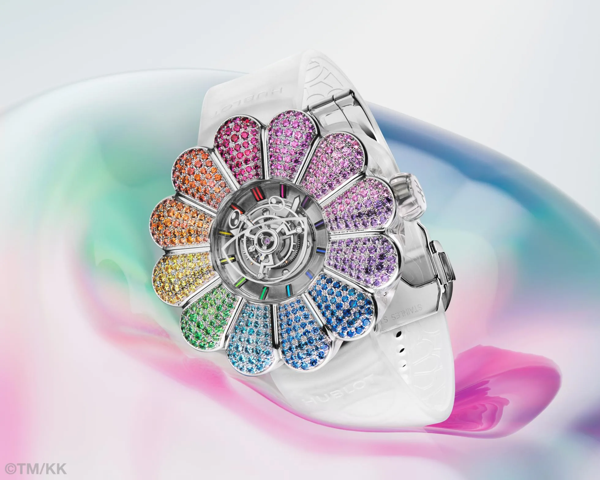 Hublot MP-15 Takashi Murakami Tourbillon Sapphire Rainbow: A Dazzling Fusion of Art and Precision