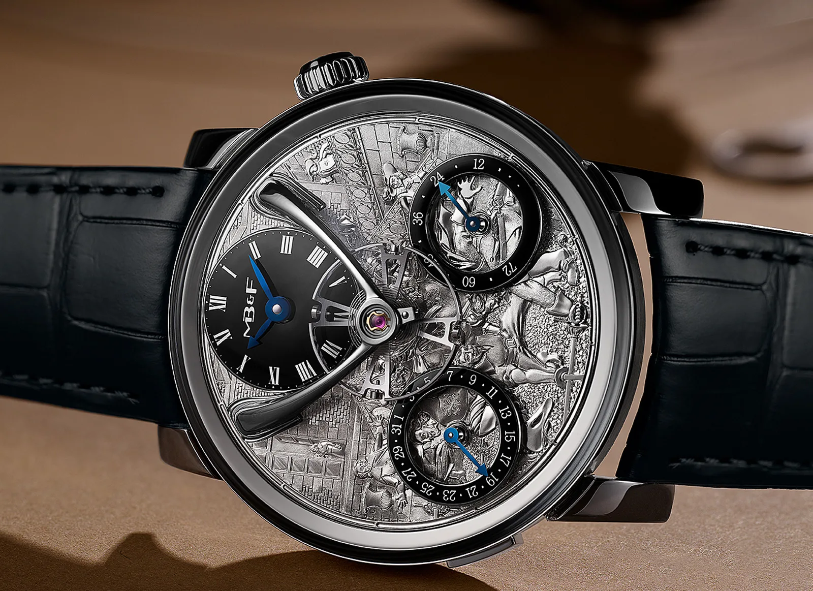 MB&F and Eddy Jaquet Collaborate on Unique Legacy Machine Split Escapement Series