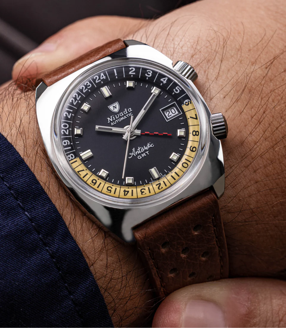 Nivada Grenchen Antarctic GMT: A Modern Tribute to Jet Age Travel