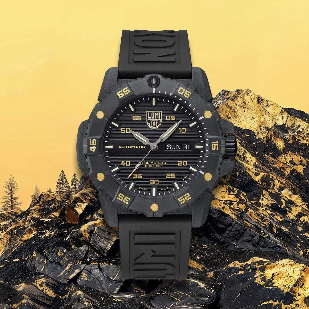 Luminox Introduces Limited-Edition Master Carbon SEAL Automatic in Black and Gold