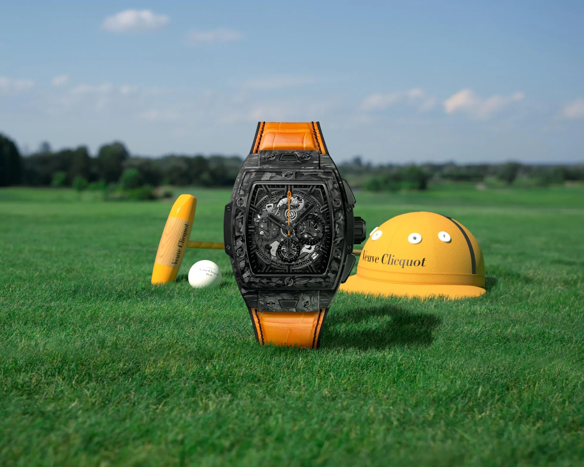 Hublot Spirit of Big Bang Veuve Clicquot Polo Classic: Limited Edition Timepiece for Polo Enthusiasts