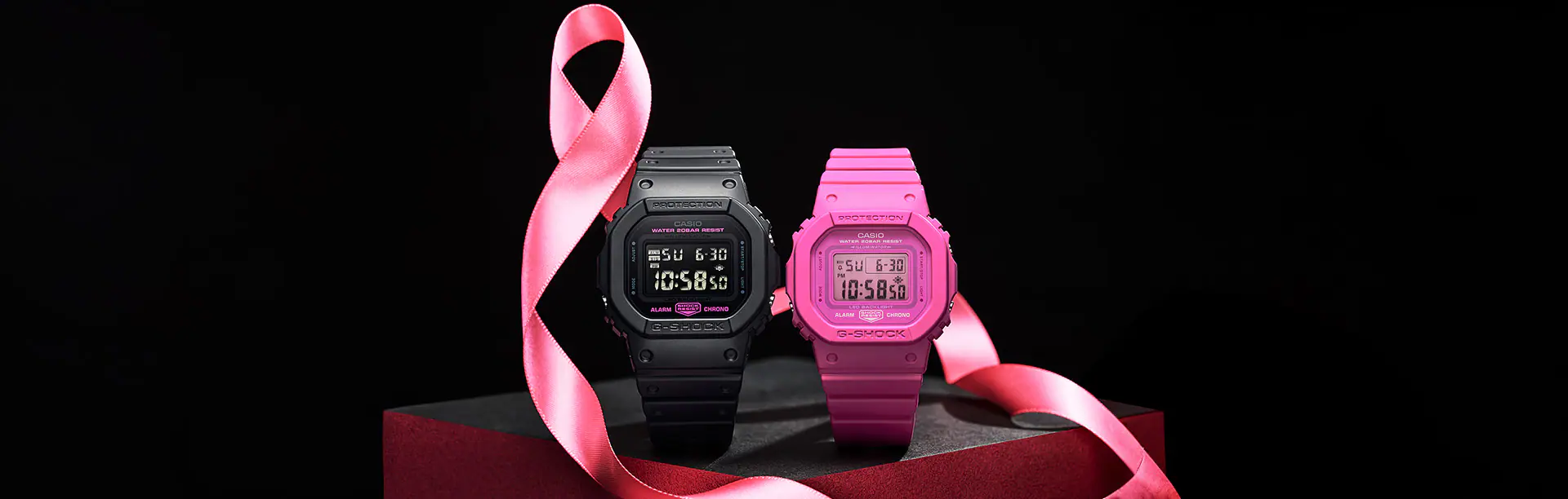 G-Shock Releases Pink Ribbon Models to Support Breast Cancer Research