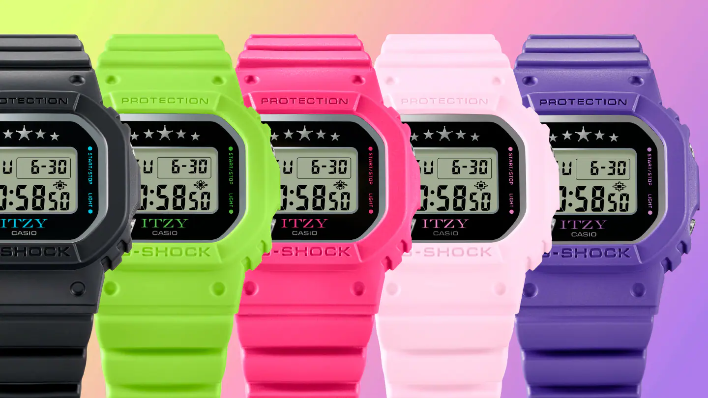 Casio and ITZY Collaborate on Vibrant New G-Shock GMD-S5610IT Models