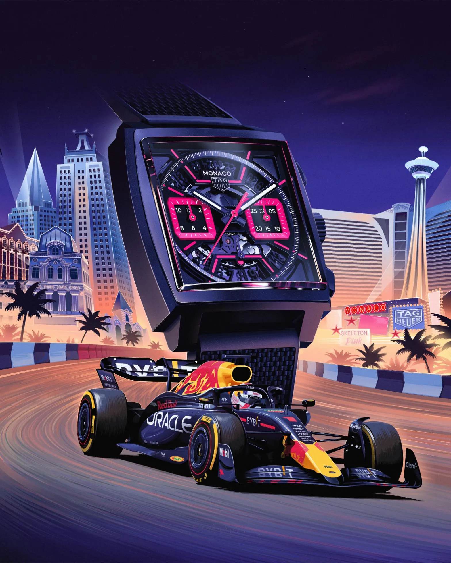 TAG Heuer Monaco Chronograph: A Bold Tribute to Las Vegas