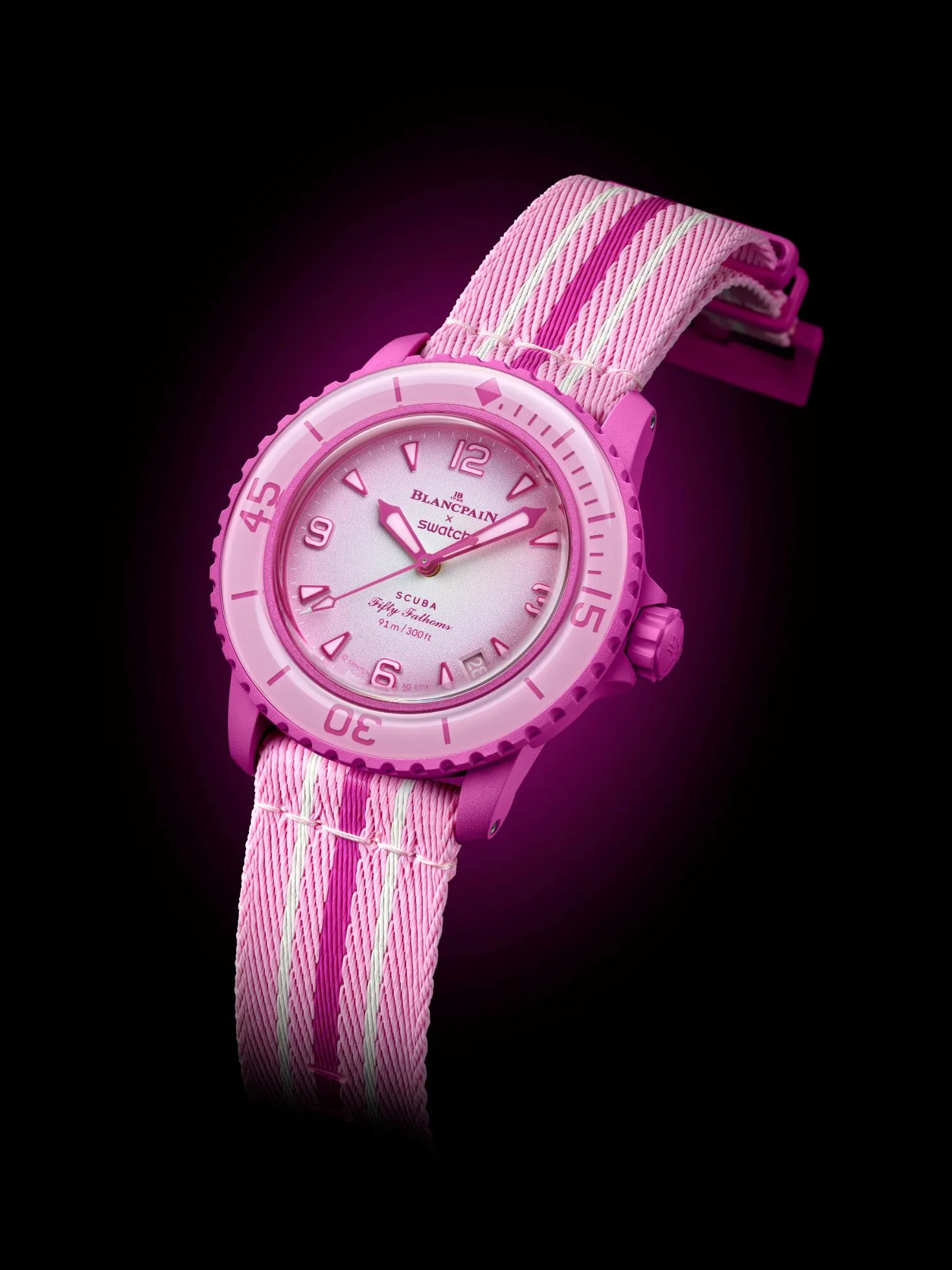 Swatch Introduces Pink Ocean: A Vibrant Addition to the Bioceramic Scuba Fifty Fathoms Collection